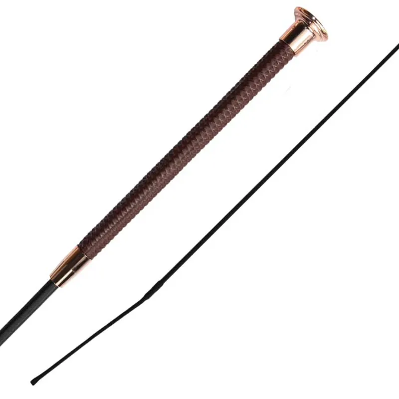 Woof Wear Diamond Dressage Whip in Chocolate